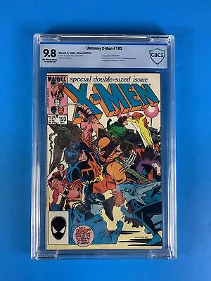 Buy Uncanny X-Men #193 CBCS 9.8 1985 • 177.89£