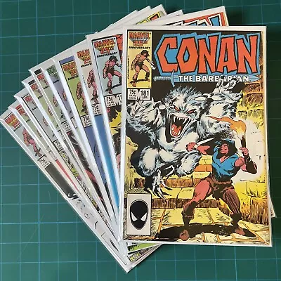 Buy Conan The Barbarian 181 182 183 184 185 186 187 188 189 190 Marvel Comics D5 • 27.88£