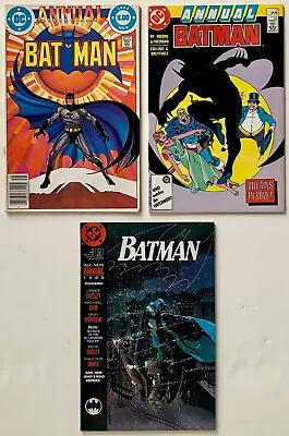 Buy Batman Annual 8 11 13  Lot Of 3 DC Comics Bronze To Copper Age 1982 1987 1989 • 15.35£