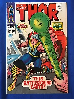 Buy The Mighty Thor #144 VG (4.0) MARVEL ( Vol 1 1967) (3) • 13£