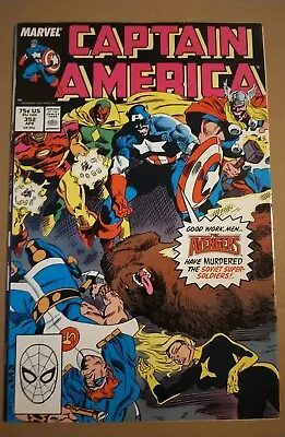 Buy Captain America # 352 April 1989 1st App Soviet Super Soldiers Avengers X-Over • 5£