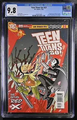 Buy Teen Titans Go! #23 CGC 9.8 - DC 2005 - 1st Appearance Of Red X • 639.58£