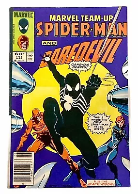 Buy MARVEL TEAM-UP #141 1984 9.0 VF/NM 🔑 2nd Black Costume Spider-Man • 88.26£