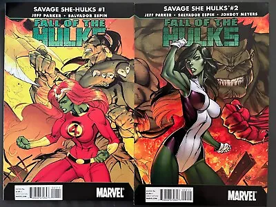 Buy Fall Of The Hulks - Savage She-Hulks 1 2 3 Marvel Comics 2010 Complete Run • 19.95£