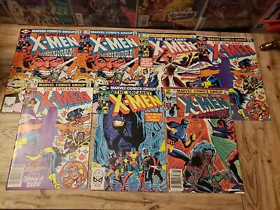 Buy LOT OF 7 The Uncanny X-Men #146 #147 #148 $149 #150  (1981)  Direct And Newstand • 33.44£