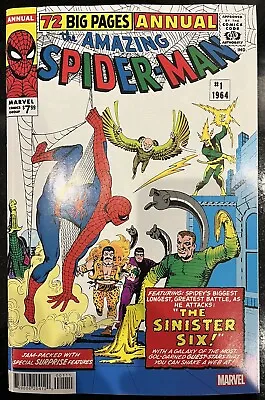 Buy Marvel Comics The Amazing Spider-man Annual #1 2022 Facsimile Variant Nm+ • 6.99£