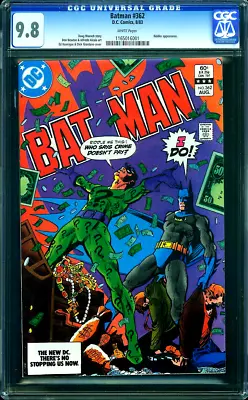 Buy BATMAN #362 CGC 9.8 WP The RIDDLER Bronze Age DC COMICS 1983 • 164.09£