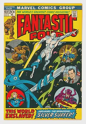 Buy Fantastic Four #123 VFN- 7.5 Silver Surfer And Galactus • 44£