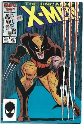 Buy Uncanny X-Men #207 - Classic John Romita Jr Wolverine Cover, 1986, Marvel • 23£