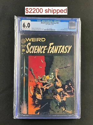 Buy Weird Science-Fantasy #29 - CGC 6.0 - $2200 W/ Free Shipping - Classic Frazetta • 1,760.99£
