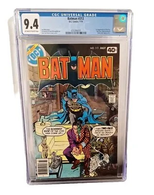 Buy BATMAN #313 CGC 9.4 1st Tim Fox, CLEAN NEW CASE! 2 FACE COVER! • 144.11£