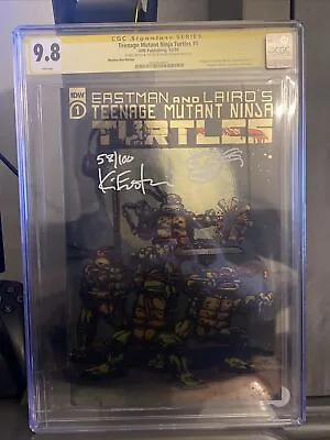 Buy 9.8 Teenage Mutant Ninja Turtles #1 Gold Chromium Signed And Remarqued 58/100 • 479.71£