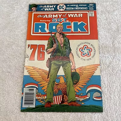 Buy OUR ARMY AT WAR #295 1976 SGT ROCK Joe Kubert BICENTENNIAL Cover DC COMICS WAR • 7.13£