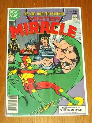 Buy Mister Miracle #19 Fn- (5.5) Dc Comics September 1977+ • 4.99£
