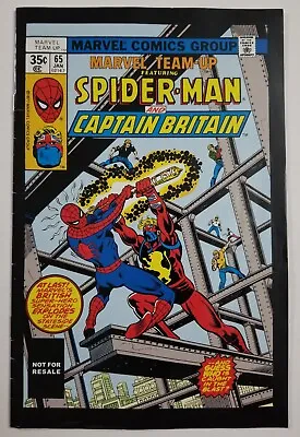 Buy Marvel Team Up #65 Hasbro Reprint Marvel Comics 2010 Spider-Man Captain Britain • 2.80£