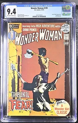Buy Wonder Woman 199 CGC 9.4 OW/W, Classic Jeff Jones Bondage Cover • 296.84£