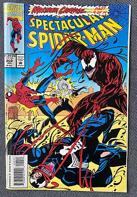 Buy SPECTACULAR SPIDER-MAN #202 (1993) Carnage And Venom • 3.49£