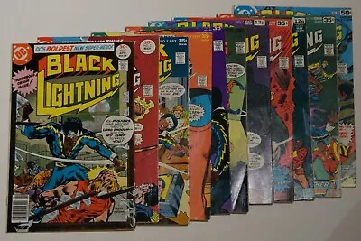 Buy DC Black Lightning (1977) Complete Set 1 2 3 4 5 6 7 8 9 10 11 – 1st Appearance • 70£