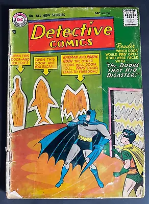 Buy DETECTIVE COMICS #238 DC 1956! Vintage BATMAN-ROBIN, Silver Age, Fair/Good Cond. • 39.95£