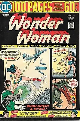 Buy Wonder Woman Comic Book #214, DC Comics 1974 VERY FINE • 42.74£