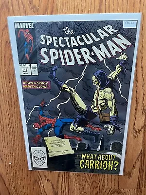 Buy The Spectacular Spider-Man 149 Marvel Comics 9.4 E36-64 • 7.85£