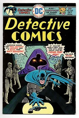 Buy Detective Comics No 452 Oct 1975 (VFN-) (7.5) DC, Bronze Age (1970 - 1979) • 15.83£