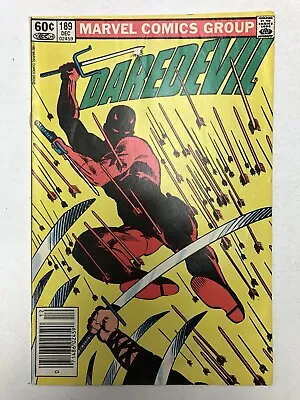 Buy Daredevil #189 VF- Frank Miller Cover  Death Of Stick 1982 Marvel Comics • 11.82£