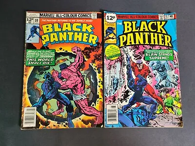 Buy Black Panther #10 & #15 Lot Of 2, Marvel 1978 Jack Kirby • 9.99£