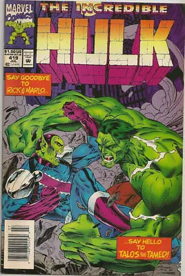 Buy Incredible Hulk (1962) # 419 Newsstand (5.0-VGF) Talos The Tamed, Price Tag O... • 5.40£