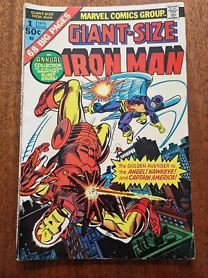 Buy Giant-Size Iron Man #1 - Steve Ditko Art Stan Lee Story 1975 • 15£