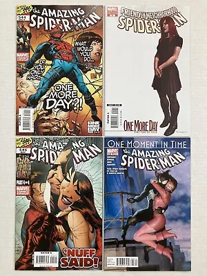 Buy Amazing Spider-man 544 545 638 Friendly 24 Variant One More Day 1 Moment In Time • 30.02£