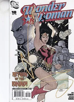 Buy Dc Comics Wonder Woman Vol. 3 #18 May 2008 Fast P&p Same Day Dispatch • 4.99£