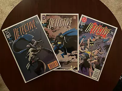 Buy (Lot Of 3 Comics) Detective Comics #637 #638 #639 (DC 1991) Batman Jim Aparo • 12.16£
