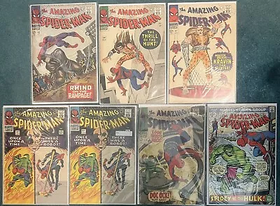 Buy AMAZING SPIDER-MAN SILVER AGE COMICS And 1 Bronze Age COMIC LOT Keys!!! • 395.30£