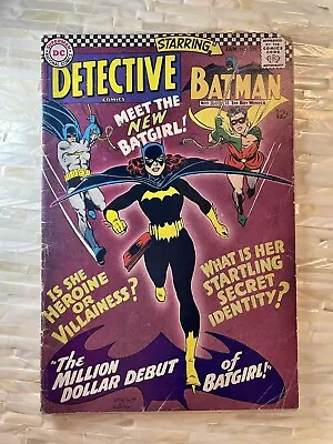 Buy Framed Detective Comics Batman #359 First Appearance Of Batgirl - 1967 • 642.54£