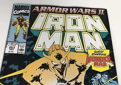Buy Iron Man #263  Guest Staring Wonder Man Marvel Comics 1990 • 5.55£
