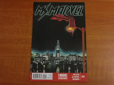 Buy Marvel Comics  MS. MARVEL #5  August 2014  Kamala Khan. 1st Cameo The Inventor • 19.99£
