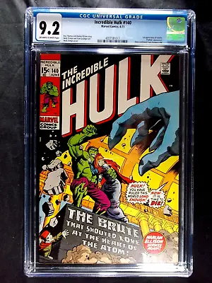 Buy The Incredible Hulk #140 CGC 9.2 Herb Trimpe Art Vintage Marvel Comics 1971 • 201.06£