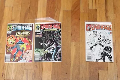 Buy Spectacular Spider-man #130 131 133- Newsstand -  (Marvel Comics) • 14.19£