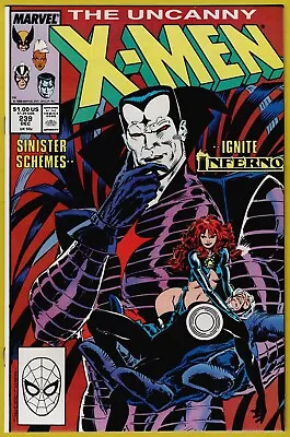 Buy  UNCANNY X-MEN #239 Comic Marvel Comics 1st Mr Sinister Cover NM 9.4/6 • 5.50£