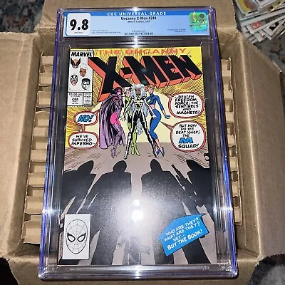 Buy Uncanny X-Men #244D CGC 9.8 1989 1st App. Jubilee ID • 183.85£