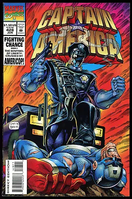 Buy Captain America #428 High Grade 1994 - 25 Cent Combined Ship • 1.36£