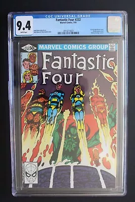 Buy Fantastic Four #232 Frankie Raye 1st ELEMENTALS OF DOOM 1st Full BYRNE CGC 9.4 • 39.18£