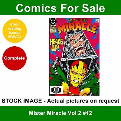 Buy DC Mister Miracle Vol 2 #12 Comic - VG/VG+ 01 January 1990 • 2.99£