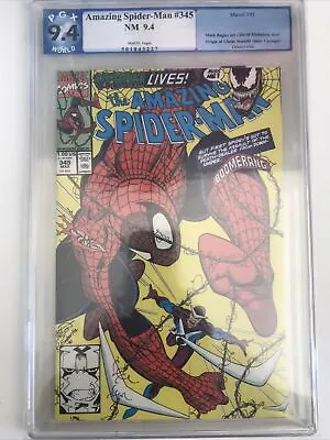 Buy Amazing Spiderman 345 9.4 Pgx W/pgs Origin Of Cletus Kassidy{carnage} • 65£