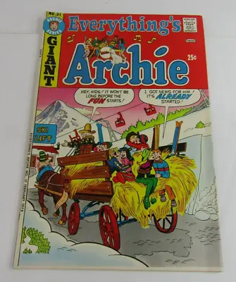 Buy VTG Archie Series Giant #31 Everything's Archie Feb 1974 • 5.51£