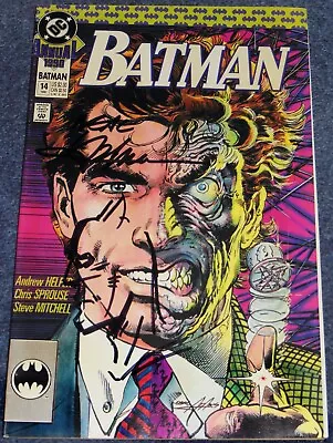 Buy Batman Annual #14~ Signed Neal Adams~ Original Sketch~'90~dc Comics~two-face~coa • 118.54£