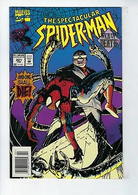 Buy SPECTACULAR SPIDER-MAN # 221 (WEB OF DEATH Part 4, FEB 1995), NM • 3.95£