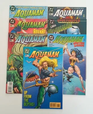 Buy Lot Of 7 1995-96 DC Aquaman Comics #11-17 VF/NM Bagged And Boarded • 13.01£