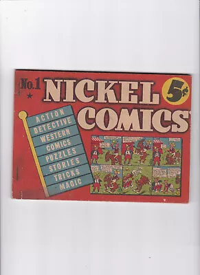 Buy Nickel Comics #1 [1938 Vg+] Wyoming Willy -- Miss Adventure    Dell Comics • 280.66£